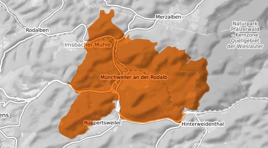 Mietspiegelkarte Muenchweiler an der Rodalb